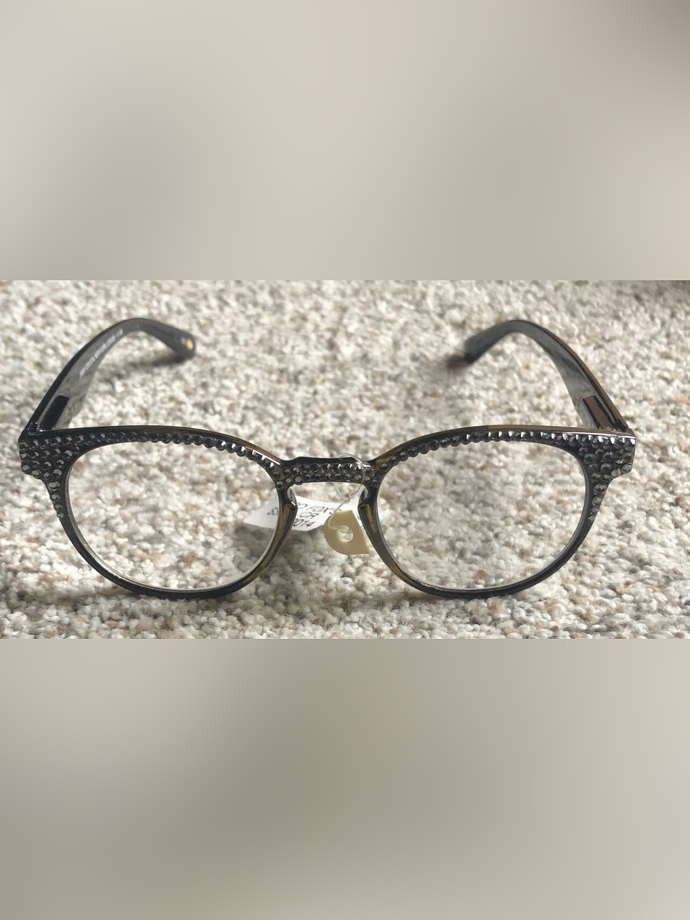 JIMMY CRYSTAL Women's Tortoise Shell Swarovski Crystal Handmade